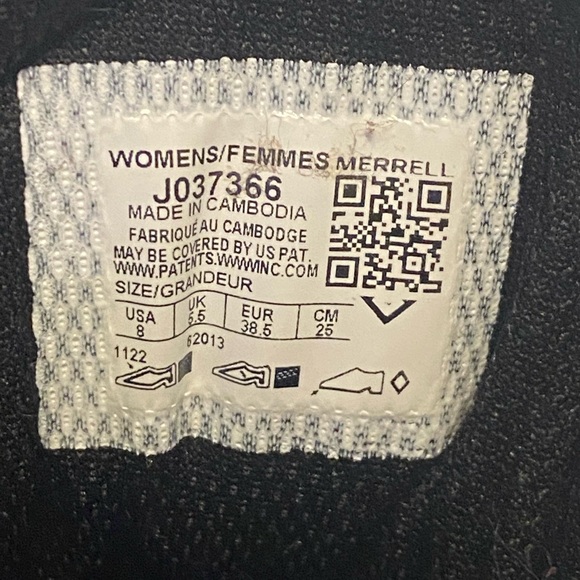 Merrell Speed Eco Coral and Black Hiking Shoes Like New Size 8 - Picture 9 of 9